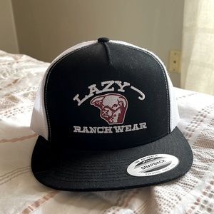 Lazy J Western SnapBack Trucker Cap NWT!!
